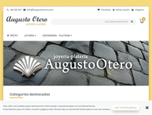 Tablet Screenshot of joyeriaaugustootero.com